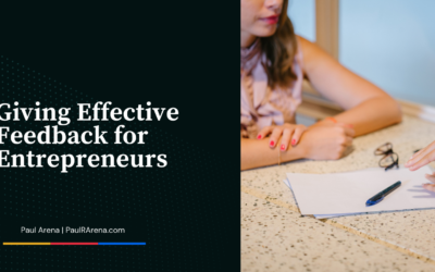 Giving Effective Feedback for Entrepreneurs